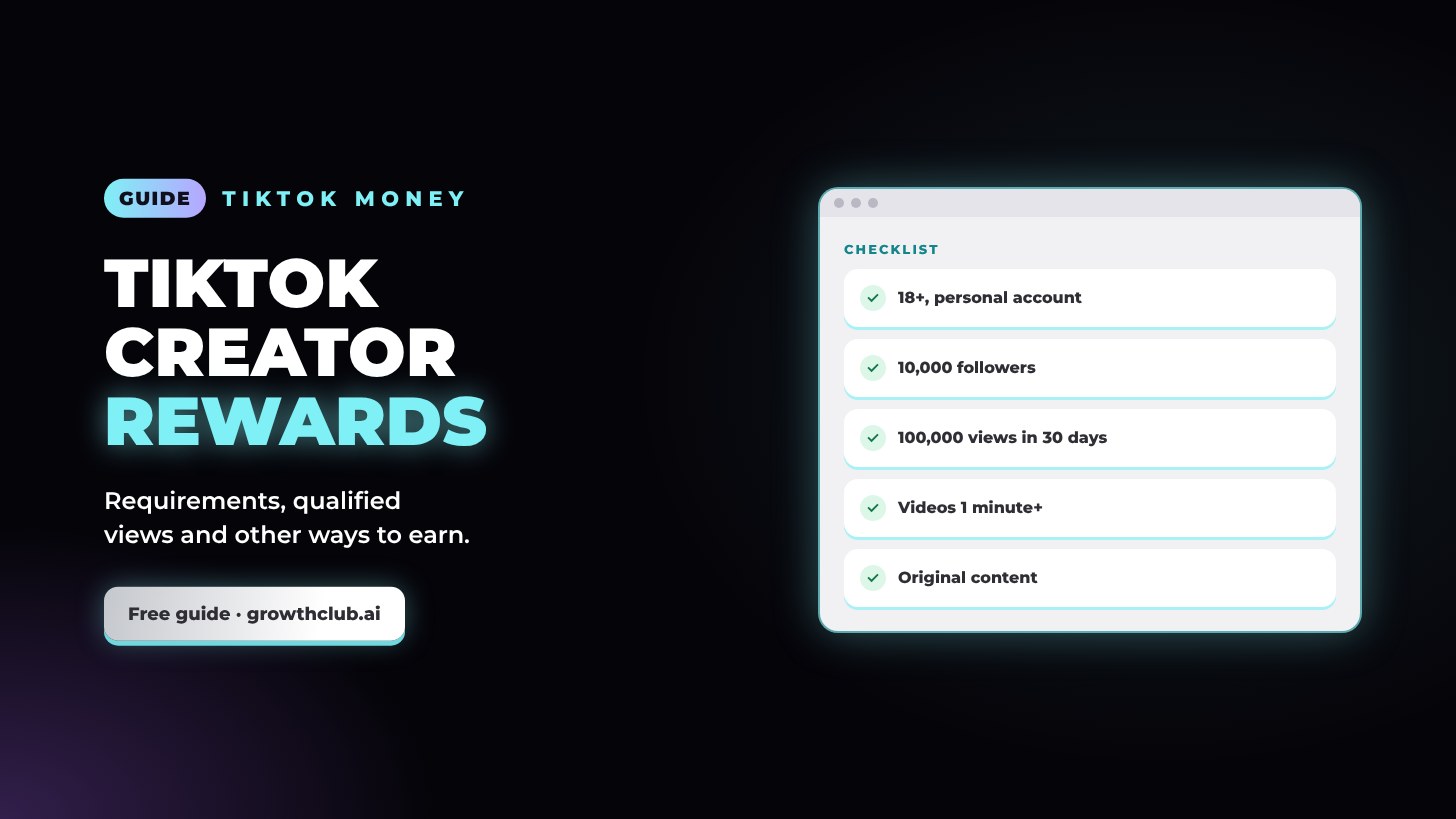 TikTok Creator Rewards Program 2026: requirements and how it pays