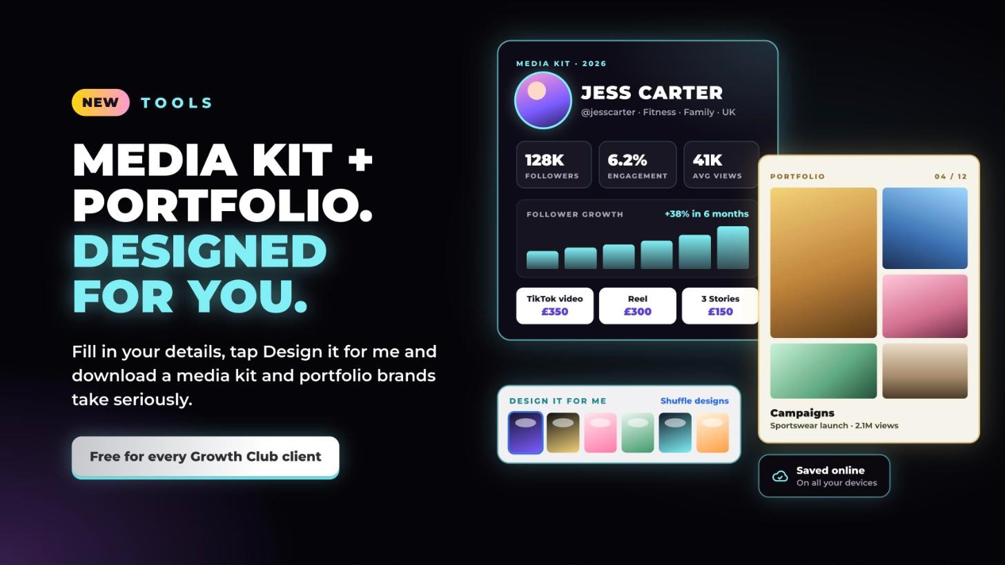Media kit and portfolio builders: pitch-ready in minutes