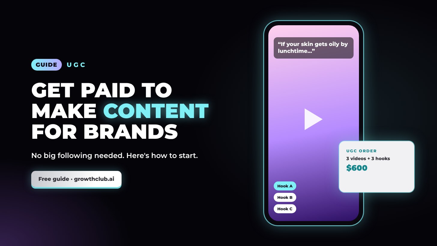 How to become a UGC creator in 2026 (no big following needed)
