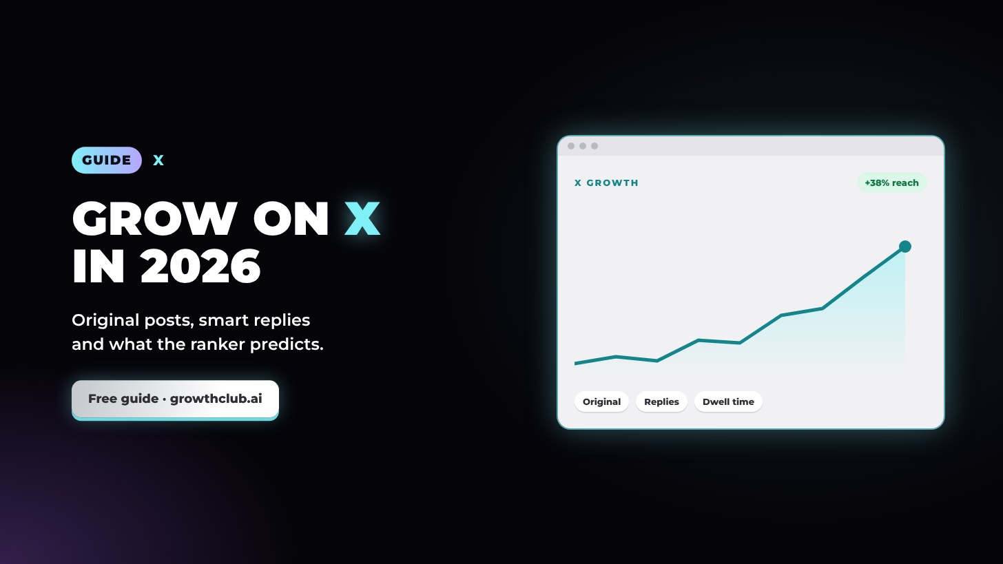 How to grow on X (Twitter) in 2026