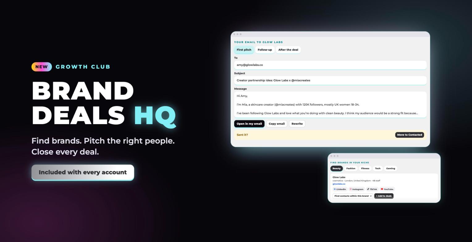 Introducing Brand Deals HQ