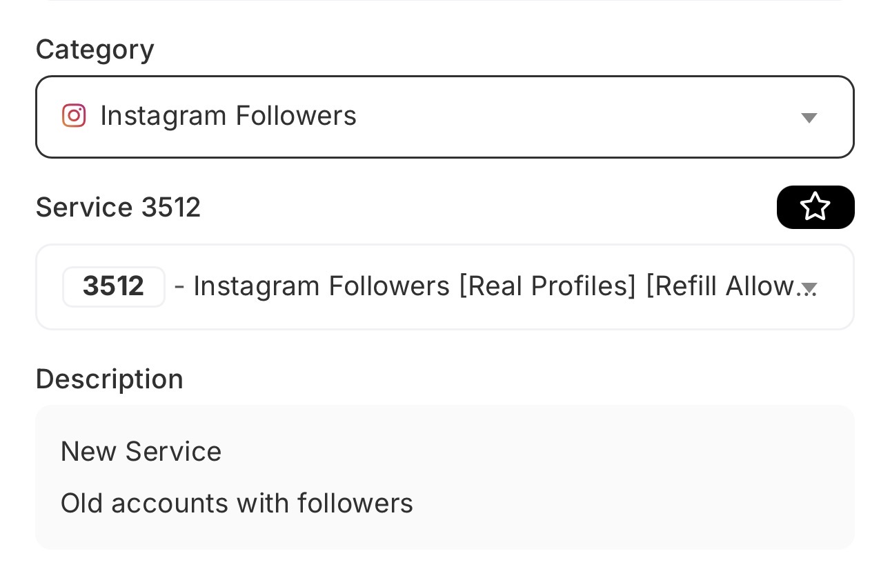 Select Your Service: Instagram Followers