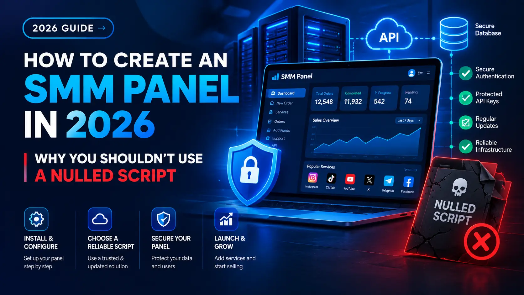 How to Create an SMM Panel in 2026 (And Why You Shouldn't Use a Nulled Script)