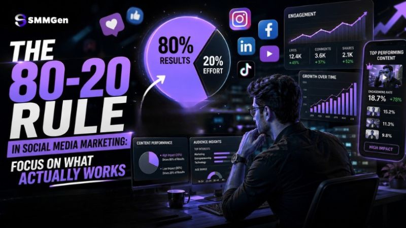 The 80-20 Rule in Social Media Marketing: Focus on What Actually Works