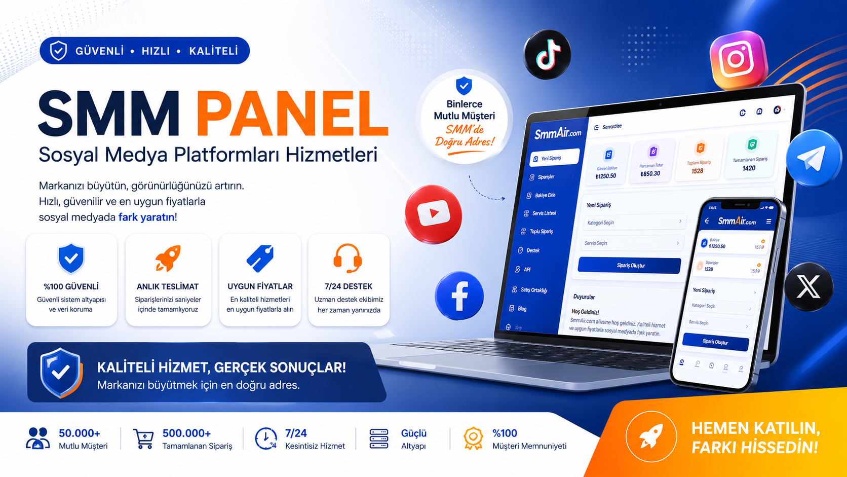 Smmair.com, Türkiye's Most Reliable SMM Panel