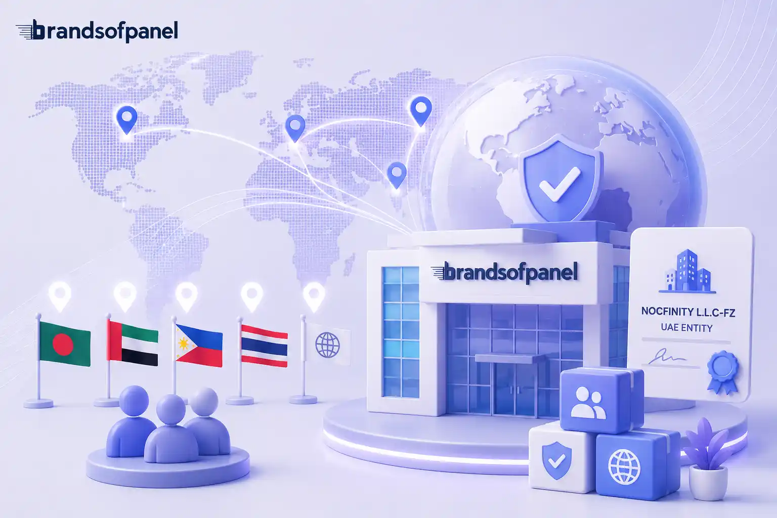 BrandsOfPanel global SMM service platform owned and operated by NOCFINITY L.L.C-FZ in the UAE