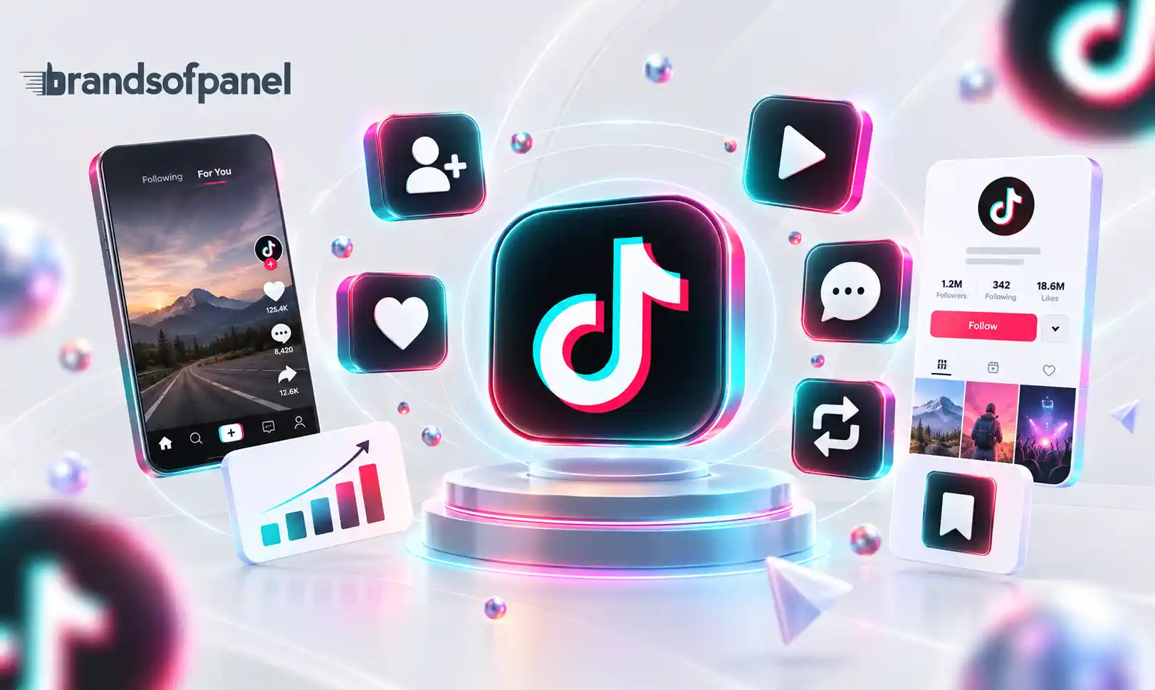 TikTok SMM panel services for views, followers, likes, comments and shares