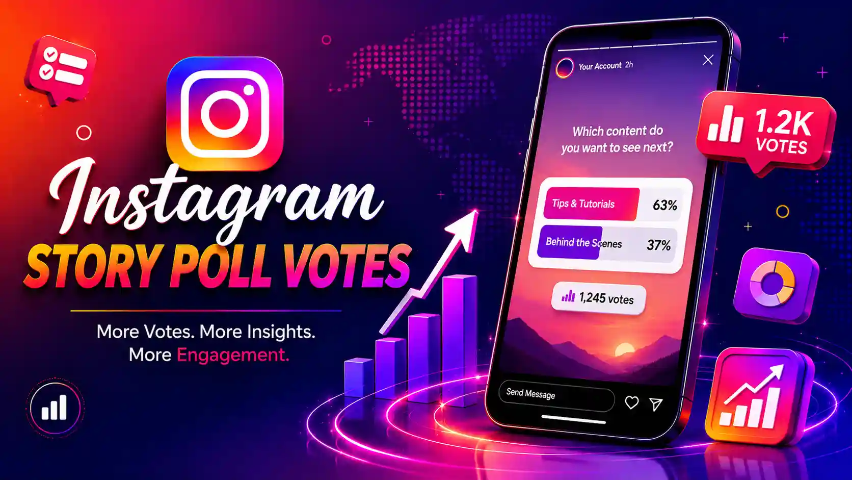 Instagram Story Poll Votes SMM Panel 