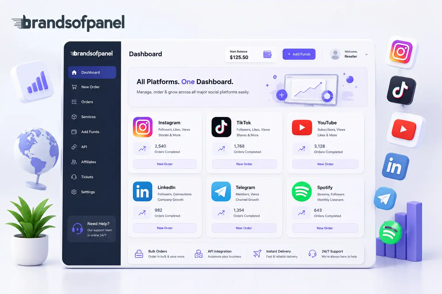Manage Multiple Platforms From One Dashboard