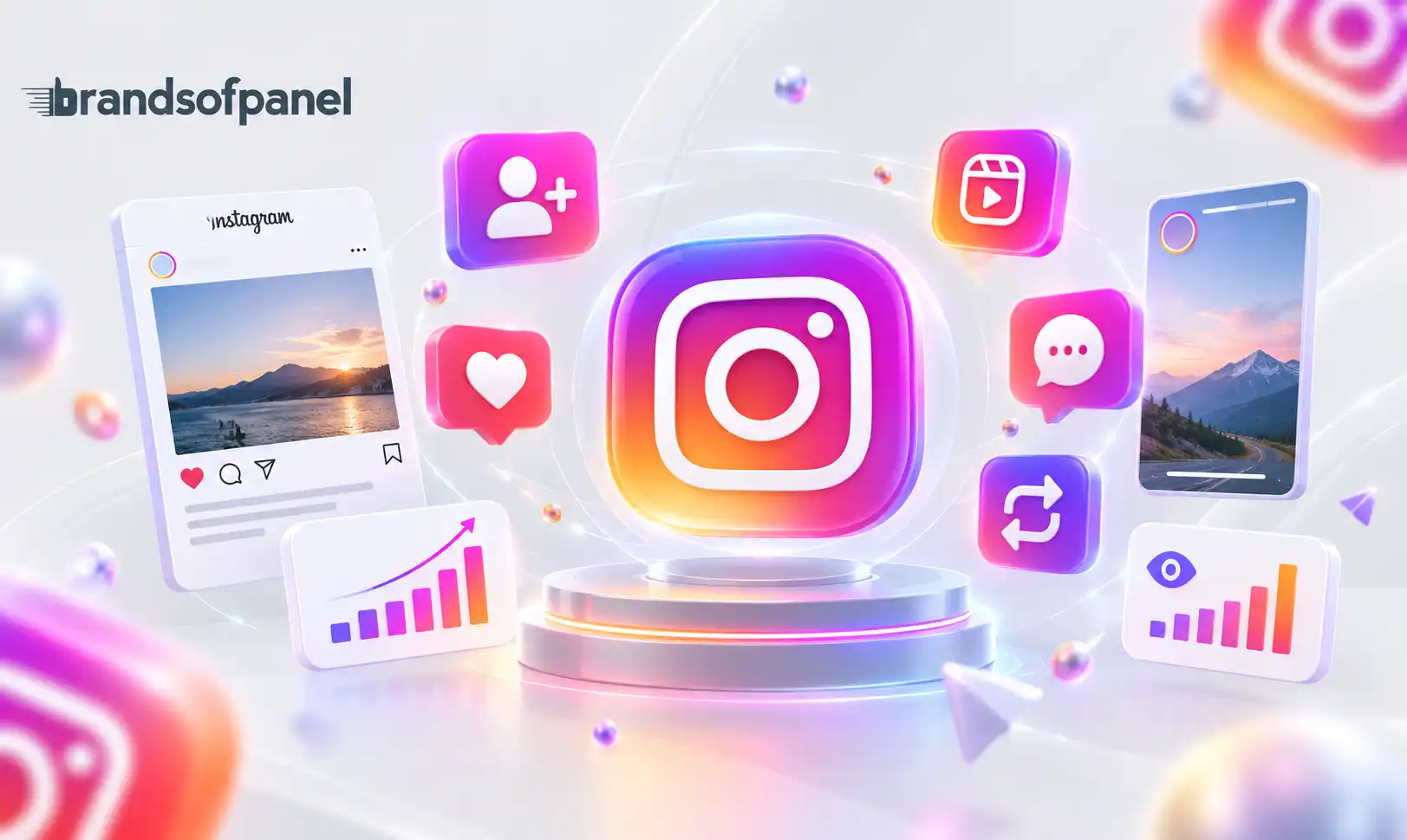 Instagram SMM panel services for followers, likes, views, comments and shares