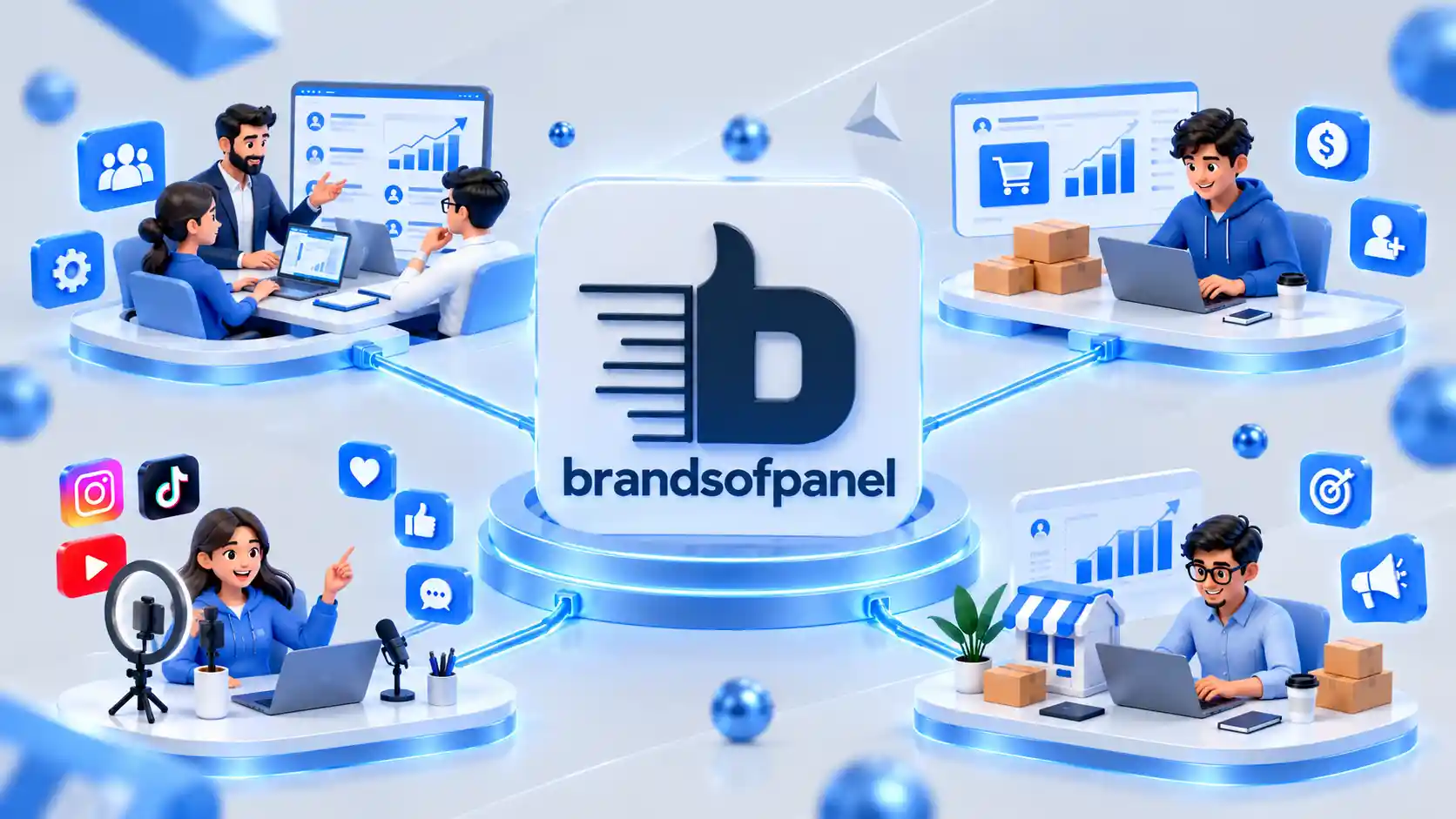 BrandsOfPanel SMM service ecosystem for resellers, agencies and online businesses