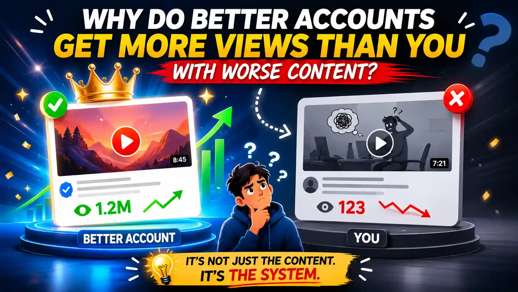 Why Do Better Accounts Get More Views Than You With Worse Content?