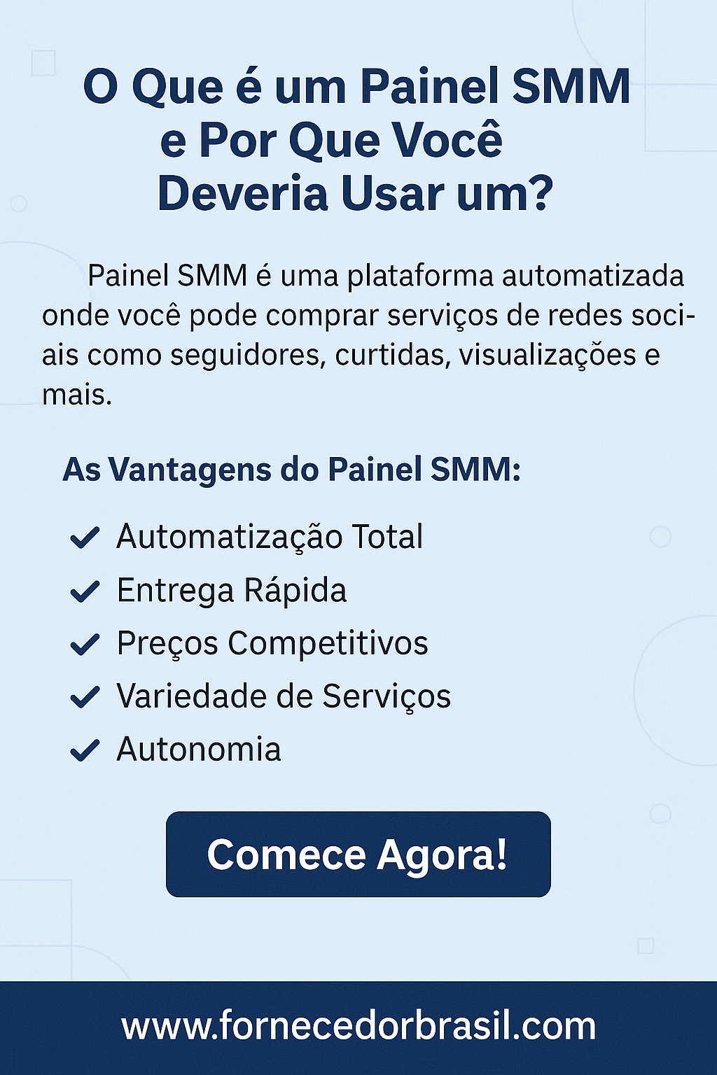O Que é um Painel SMM e Por Que Você Deveria Usar um?