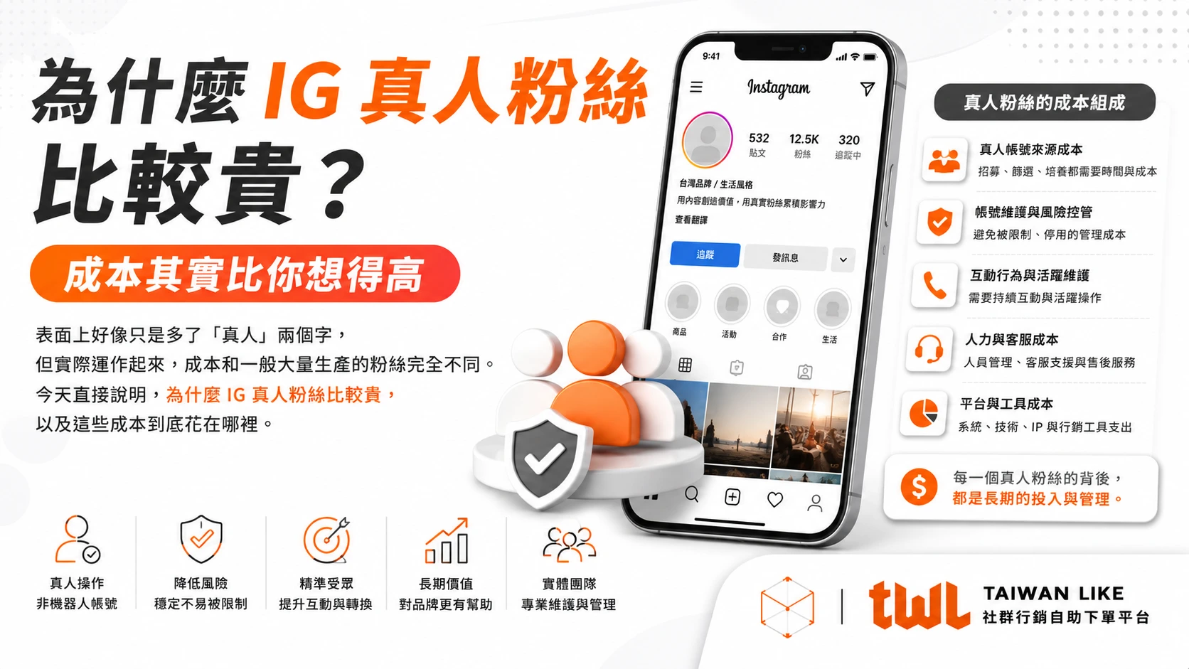 為什麼 IG 真人粉絲比較貴?成本其實比你想得高
