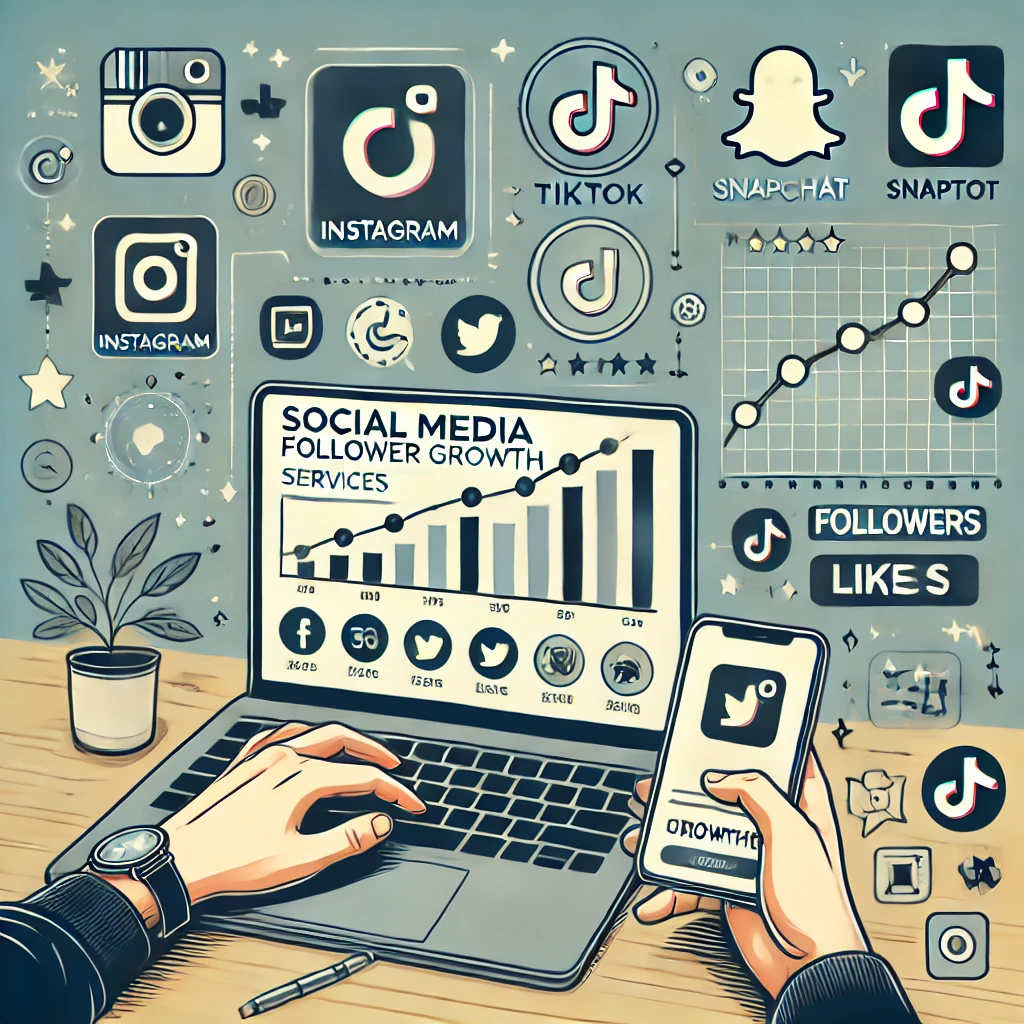  خدمات زيادة متابعين لجميع المنصات | انستقرام، تيك توك، سناب وأكثر