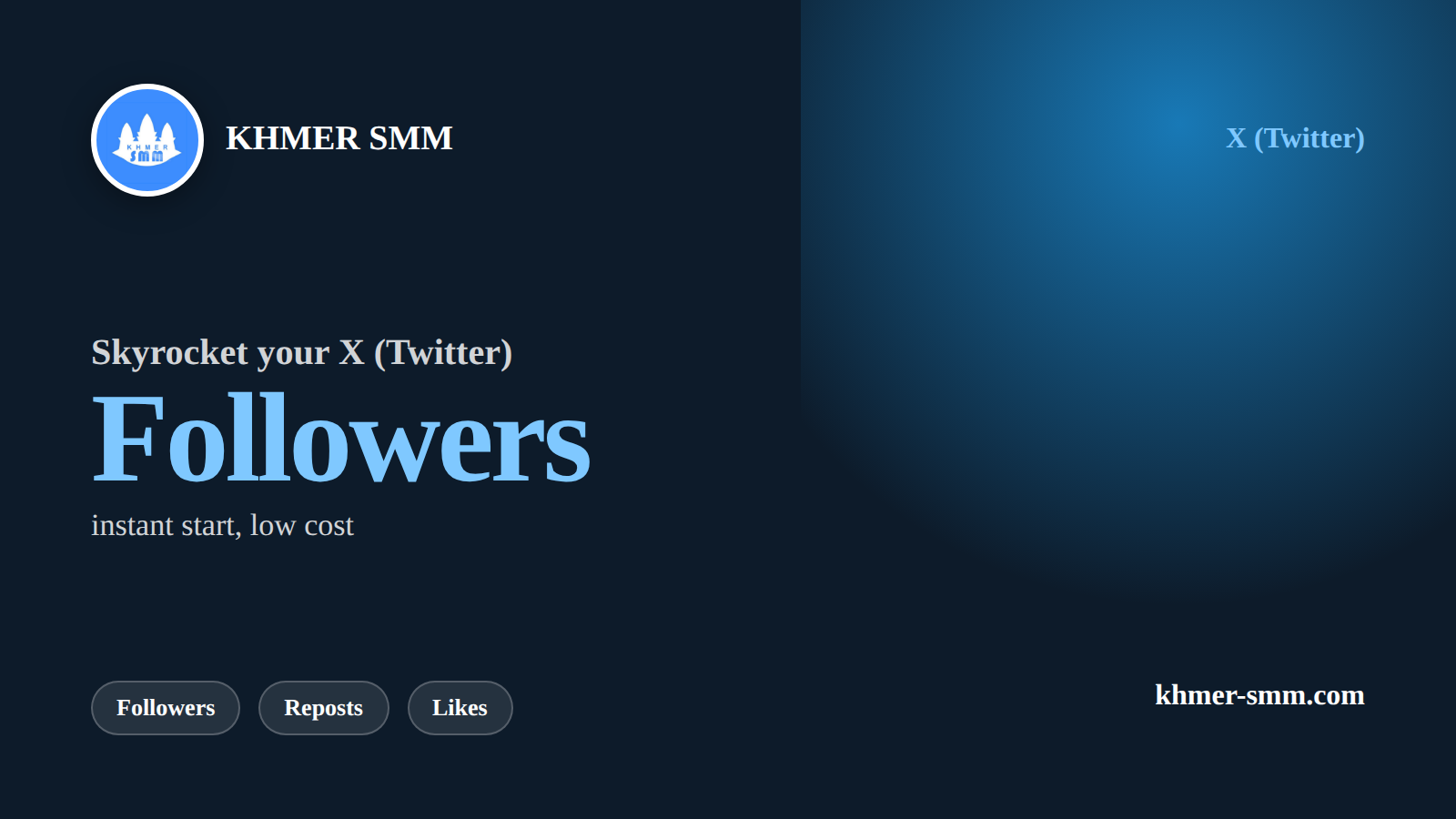 Increase Twitter Followers Fast with Khmer Smm Panel