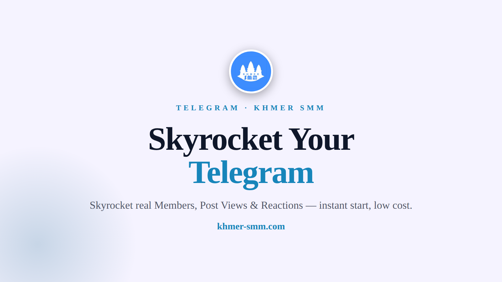 Increase Telegram Channel Subscribers Fast with Khmer Smm Panel