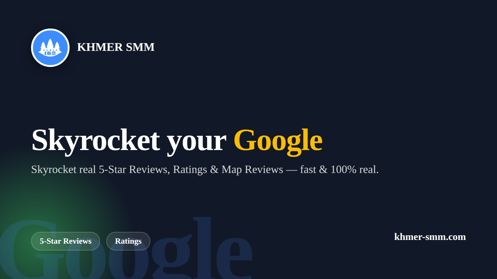 Palakihin ang Google Reviews gamit ang Khmer Smm Panel