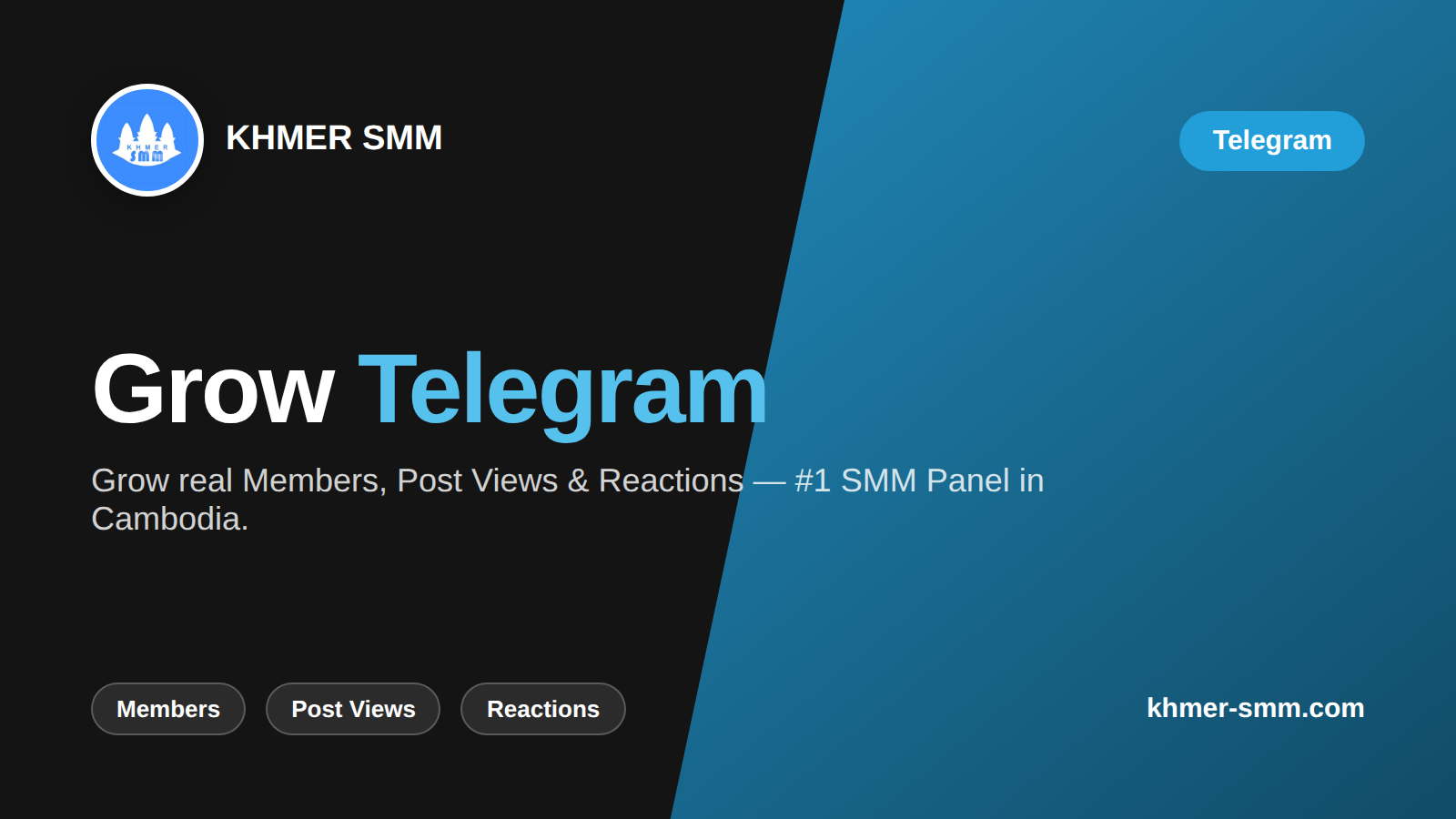 Grow Telegram Channel Subscribers with Khmer Smm Panel