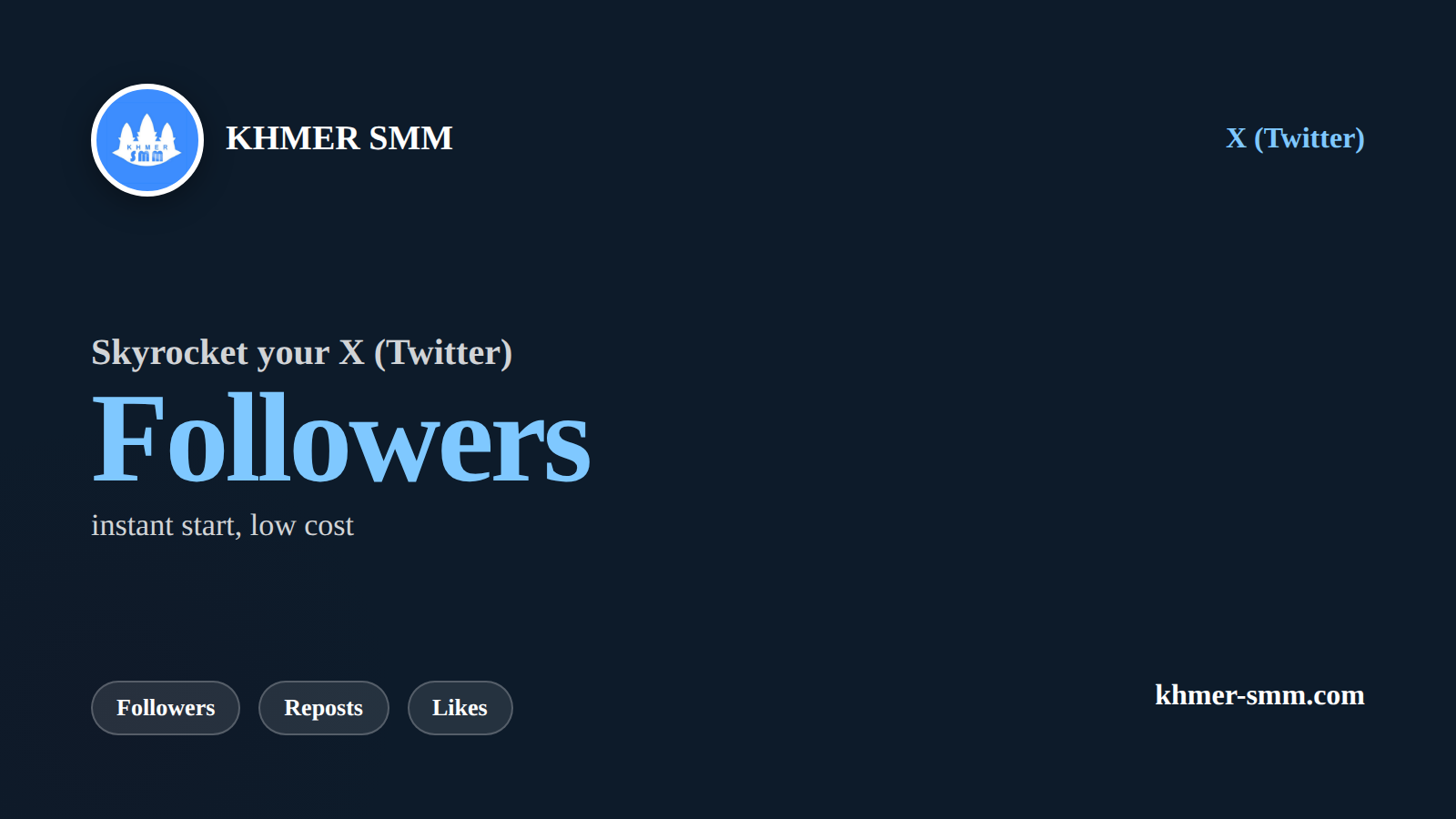 Boost Twitter Followers with Khmer Smm Panel