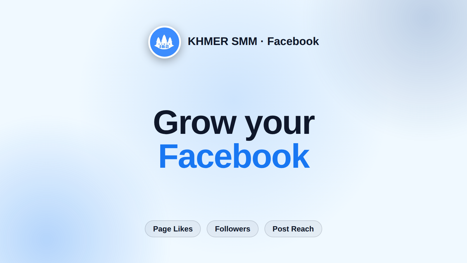 Palakihin ang Facebook Likes gamit ang Khmer Smm Panel