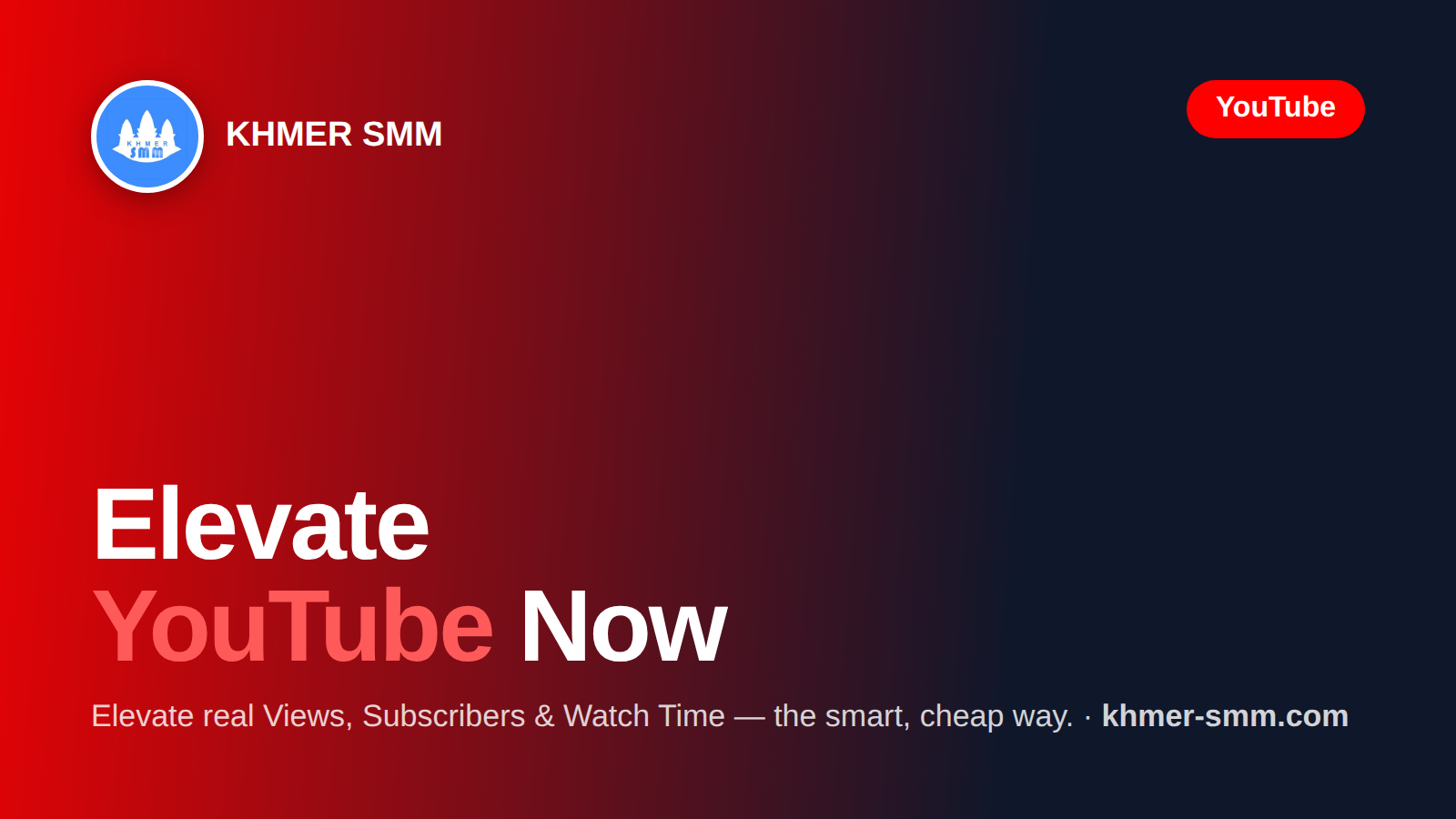 Boost YouTube Video Views with Khmer Smm Panel