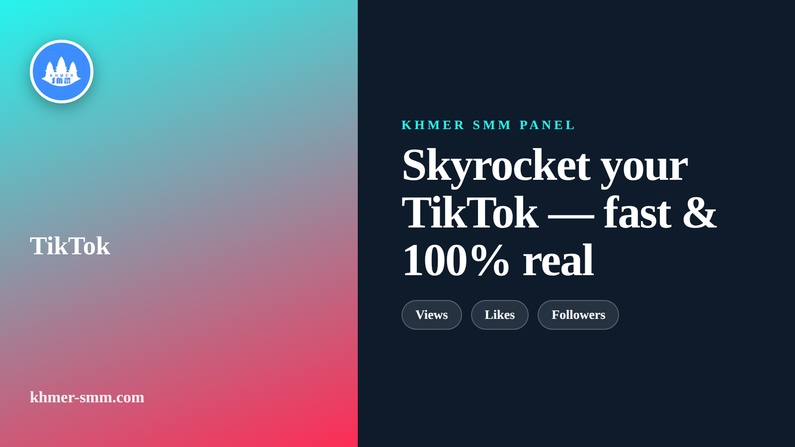 Boost TikTok Followers with Khmer Smm Panel