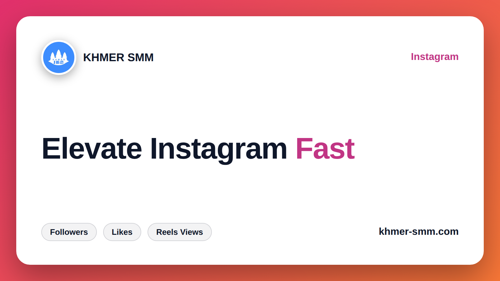 Elevate Instagram Followers Effortlessly with Khmer Smm Panel