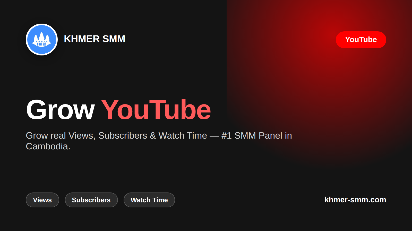 Palakihin ang YouTube Views gamit ang Khmer Smm Panel