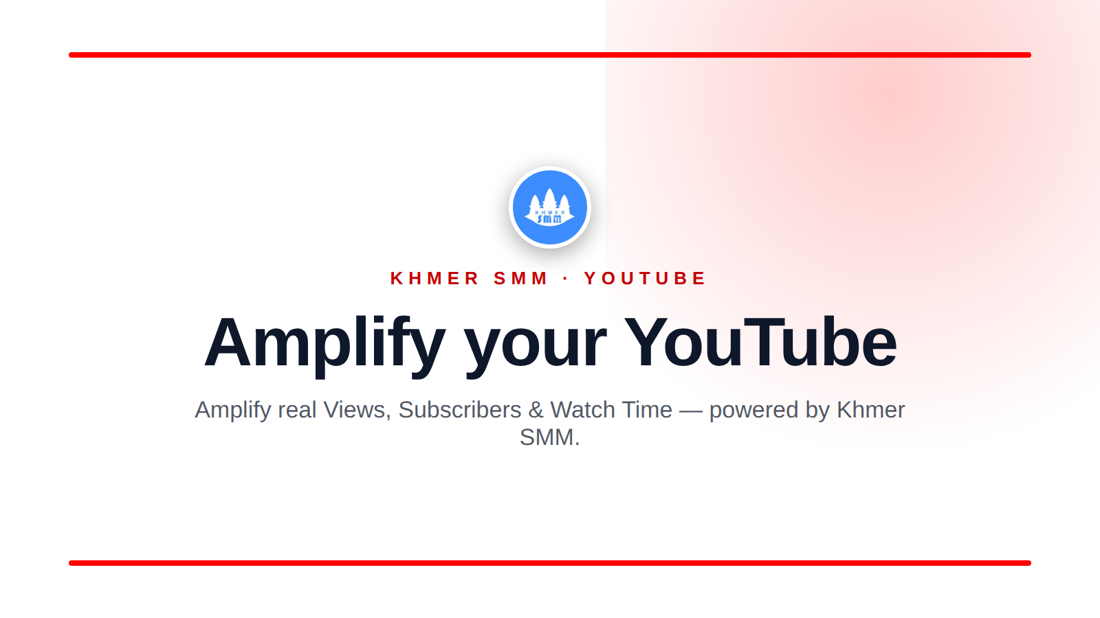Increase YouTube Video Views with Khmer Smm Panel