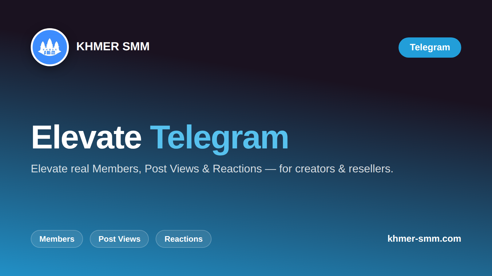 Telegramメンバー増加サービス｜Khmer Smm Panelでコミュニティを拡大