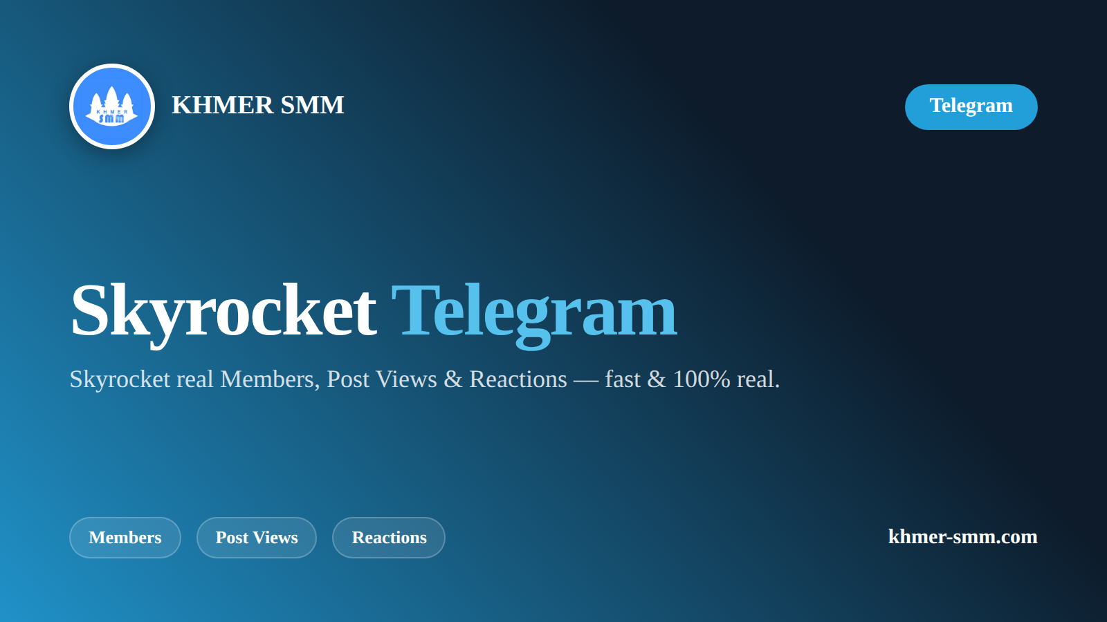 Telegramチャンネルメンバー増加サービス|Khmer Smm Panelで拡散力アップ