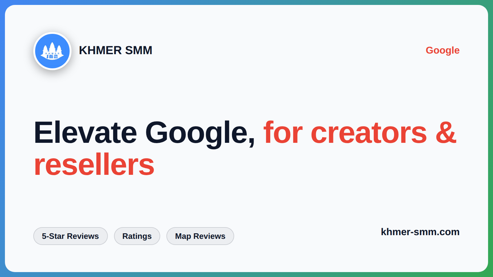 Enhance Google Maps Reviews with Khmer Smm Panel