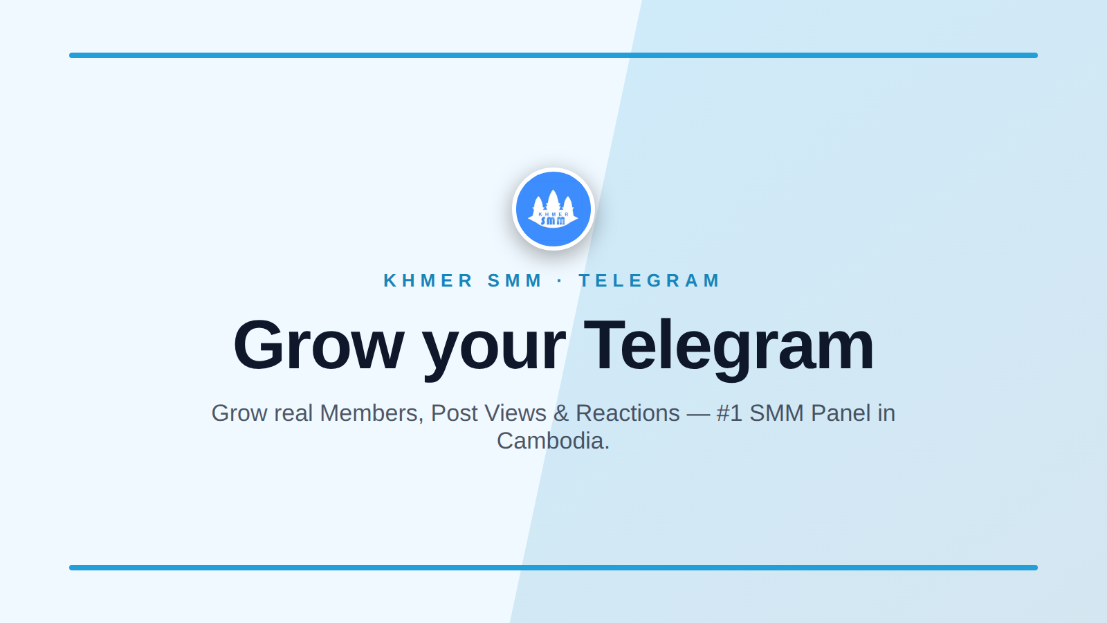 Palakihin ang Telegram Channel Subscribers gamit ang Khmer Smm Panel