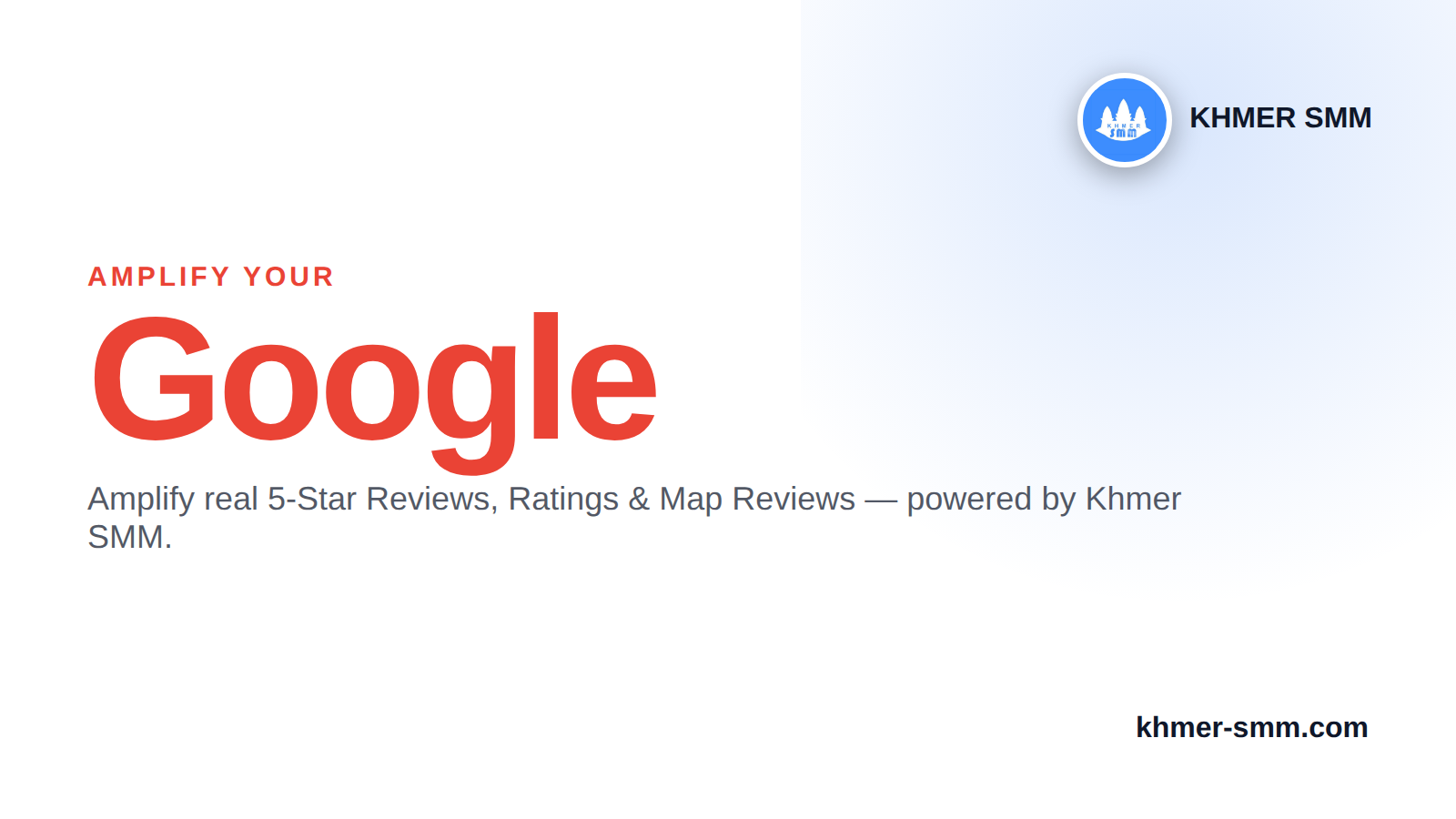 Palakihin ang Google Reviews gamit ang Khmer Smm Panel