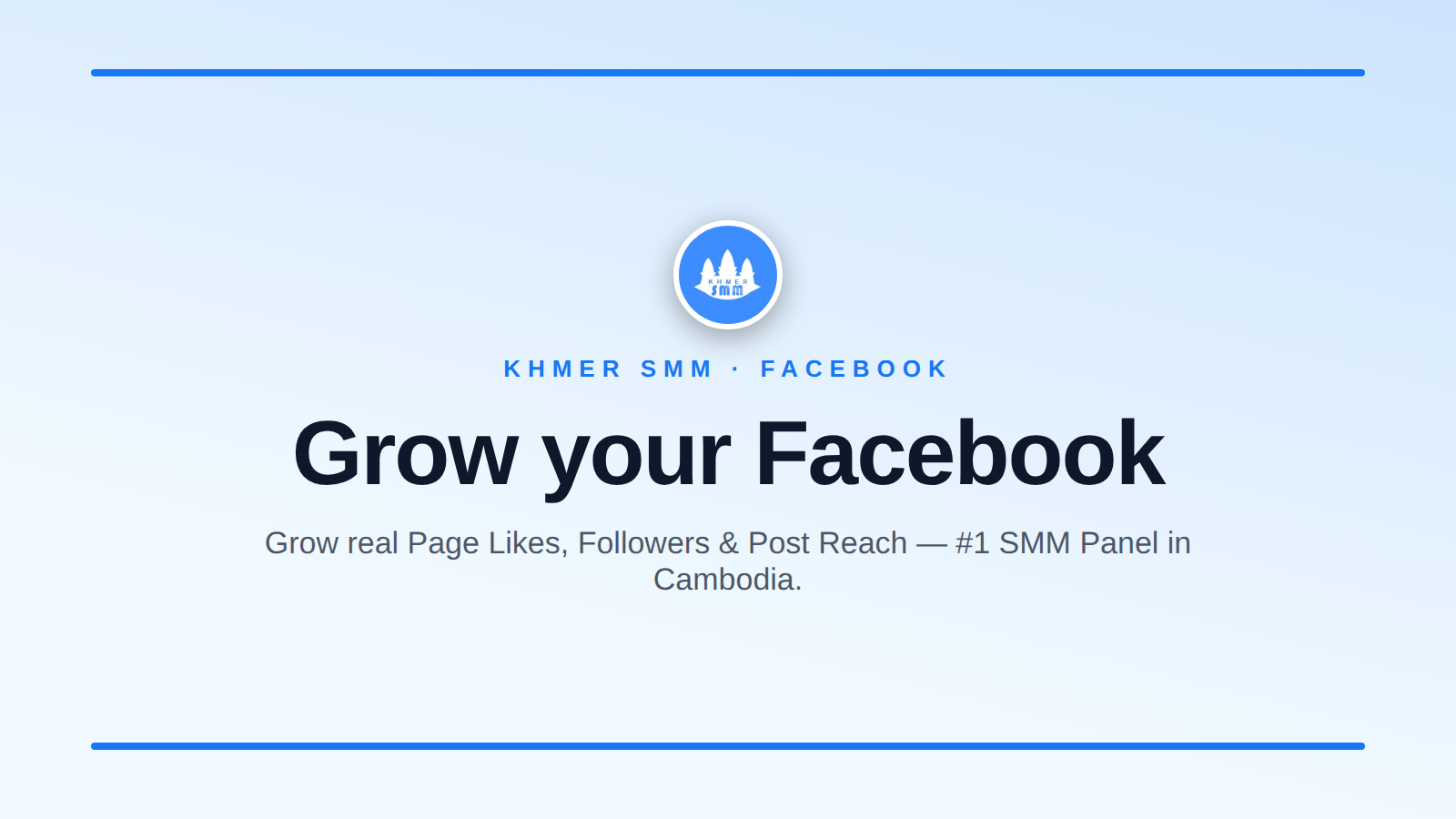 Boost Facebook Followers with Khmer Smm Panel