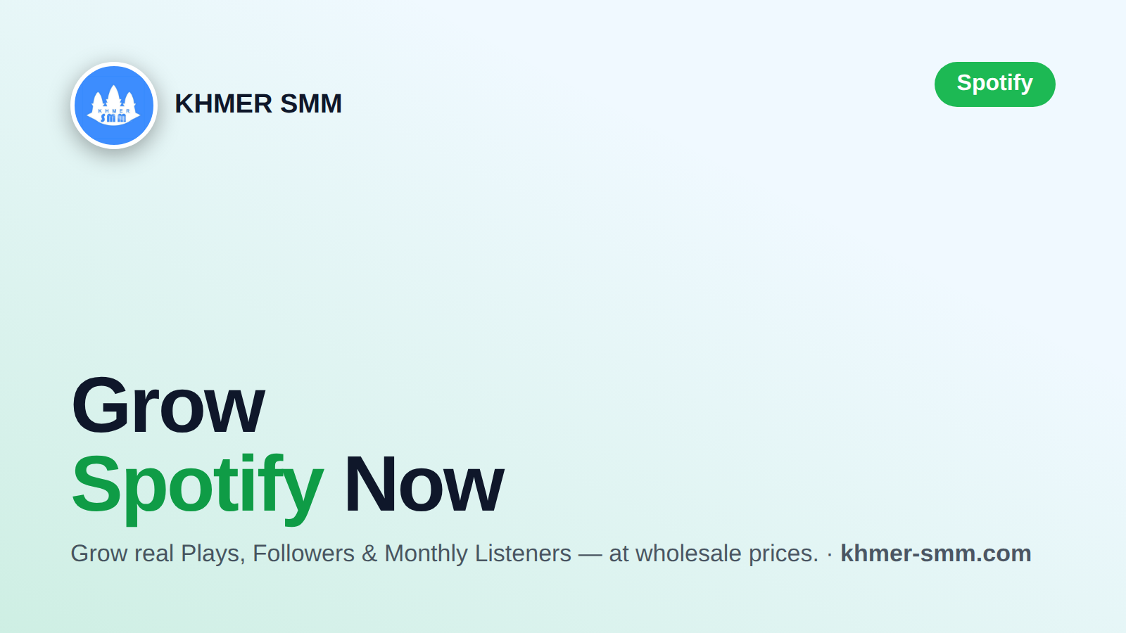 Boost Spotify Playlist Followers with Khmer Smm Panel