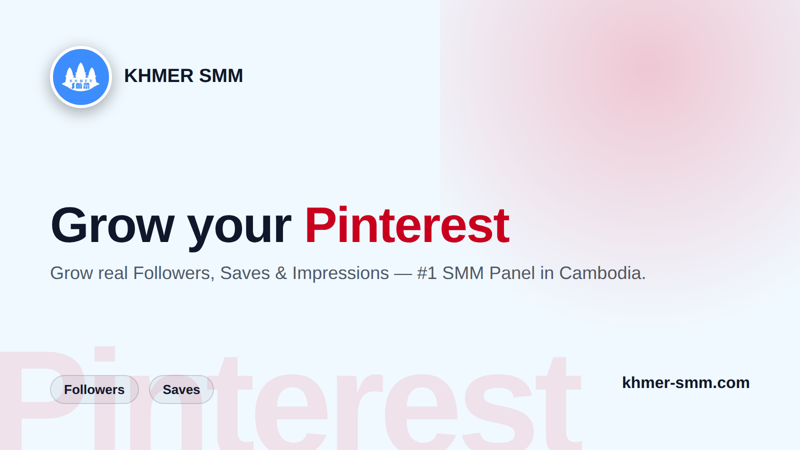 Boost Pinterest Followers with Khmer Smm Panel