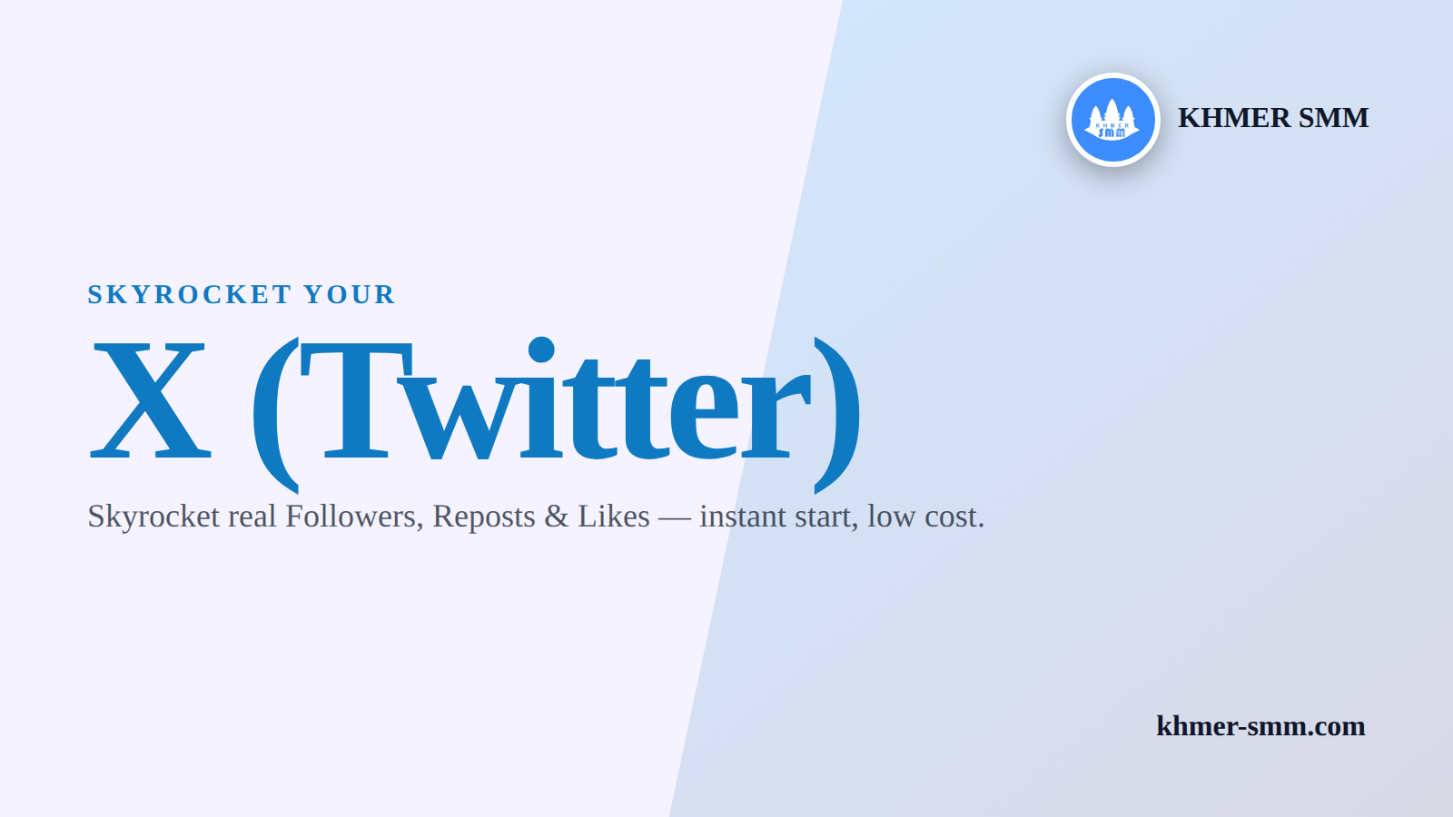 Palakihin ang Twitter Followers gamit ang Khmer Smm Panel