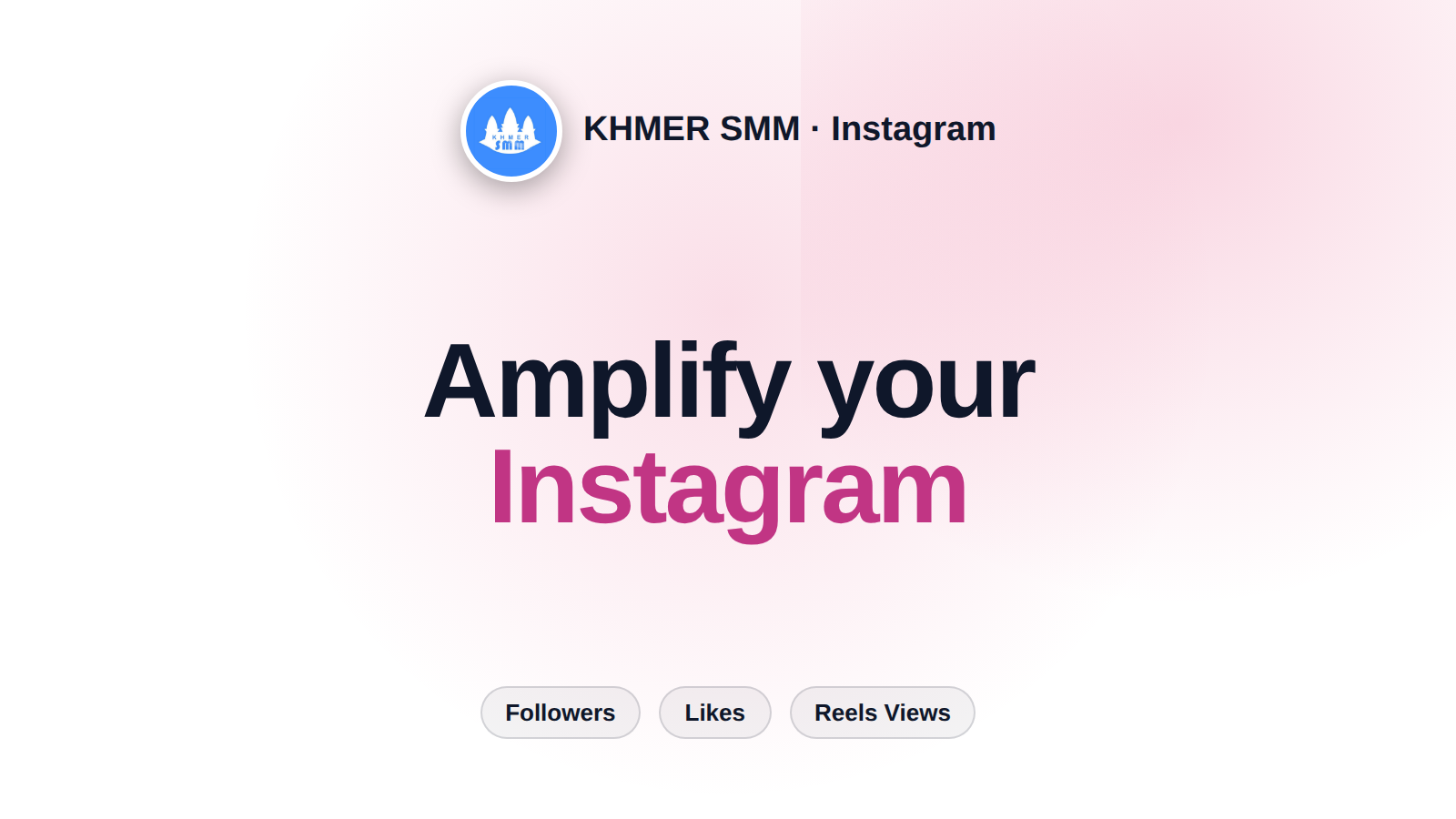 Boost Instagram Followers with Khmer Smm Panel