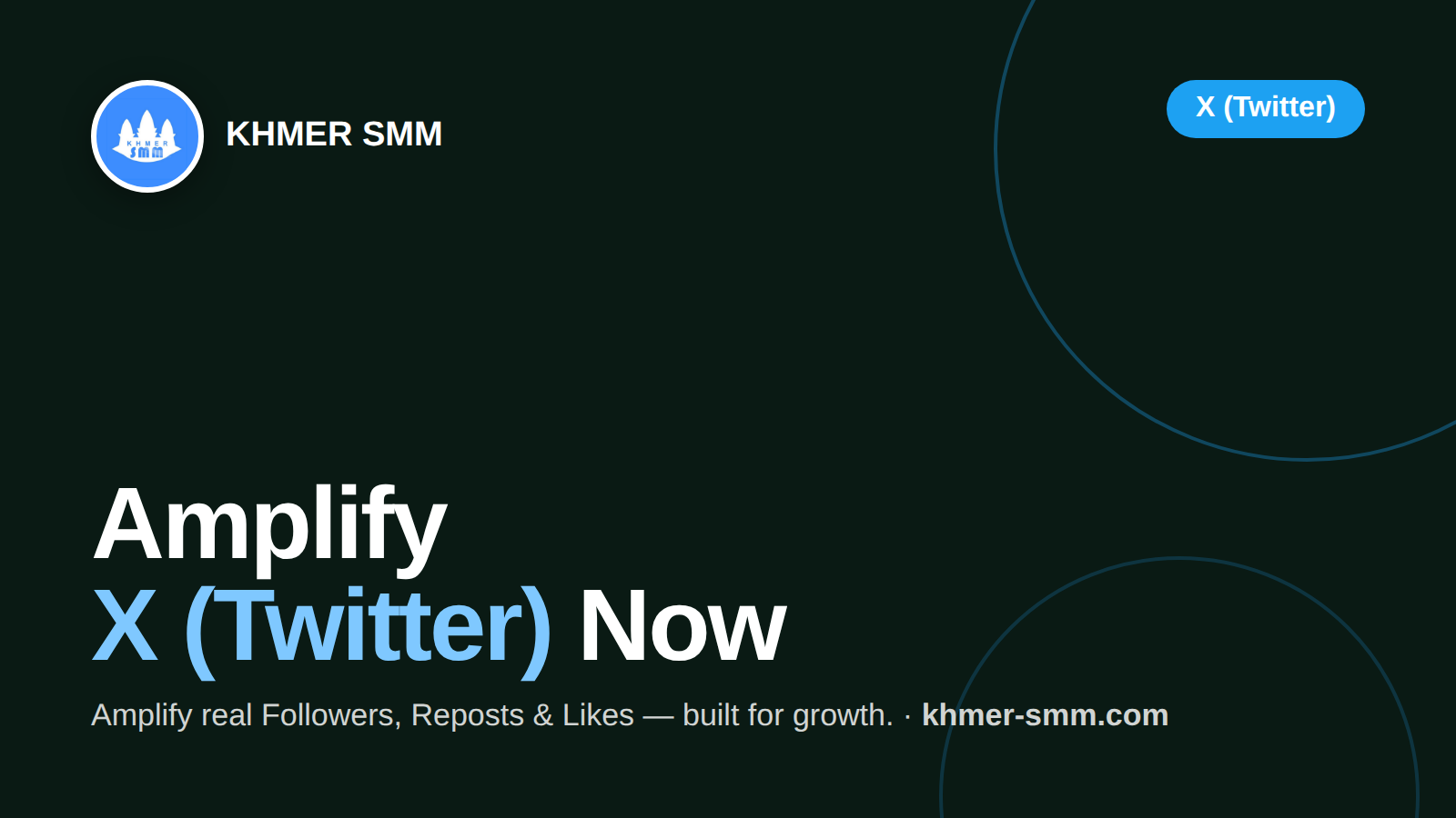 Palakihin ang Twitter Followers gamit ang Khmer Smm Panel