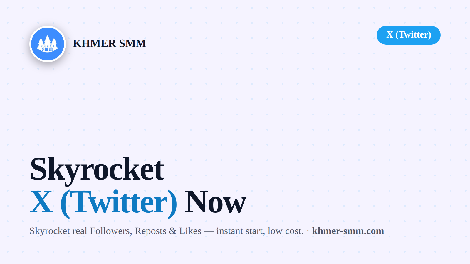 Palakihin ang Twitter Followers mo gamit ang Khmer Smm Panel
