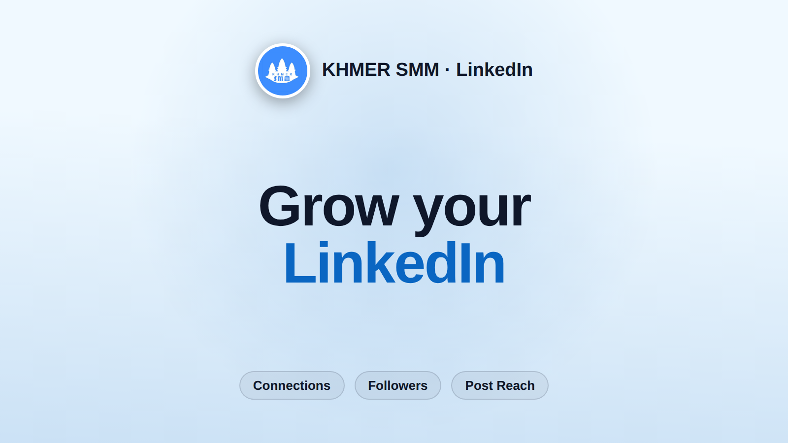 Boost LinkedIn Followers with Khmer Smm Panel