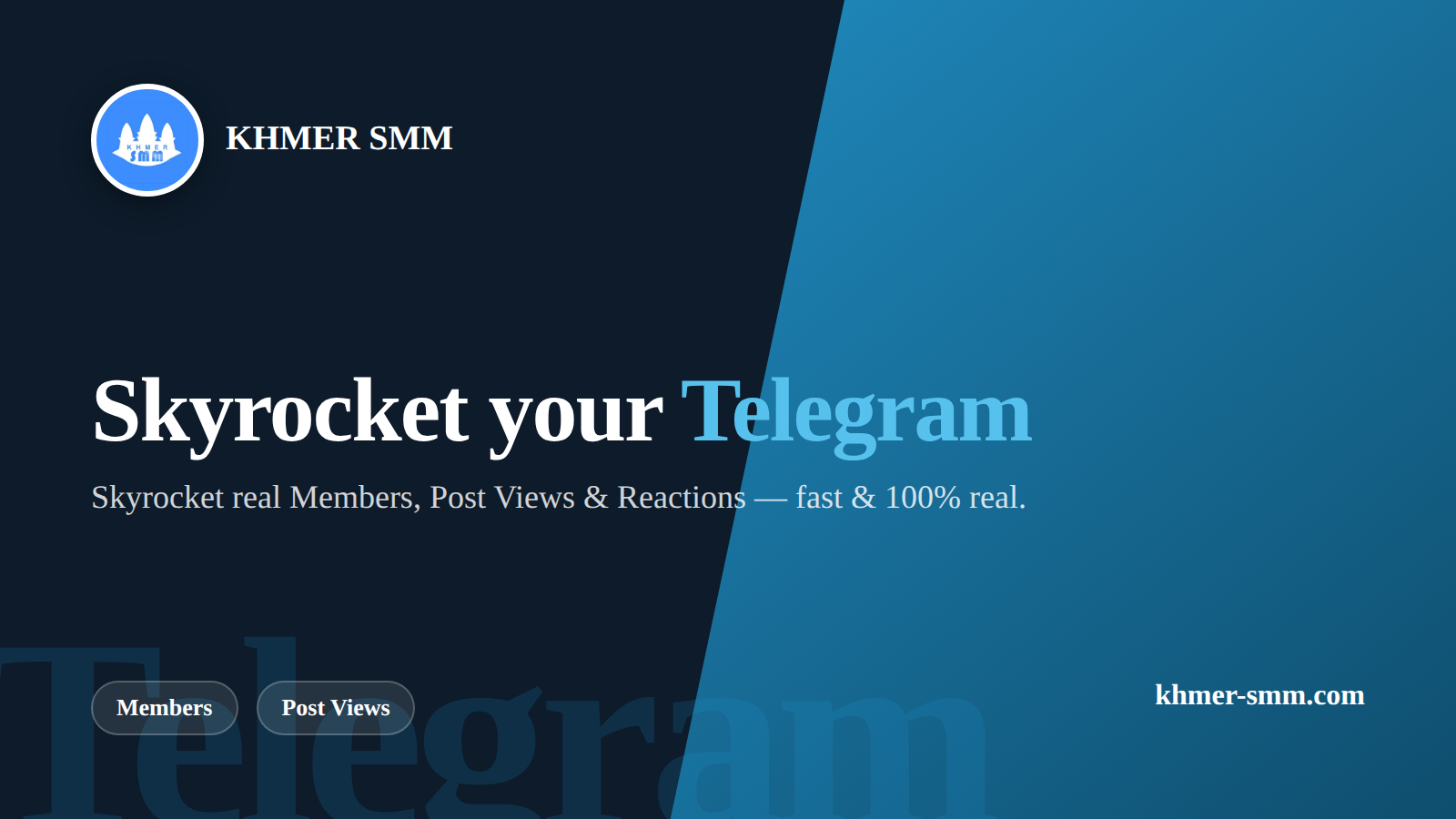 Telegram Channel Subscribers तेजी से बढ़ाएं Khmer Smm Panel के साथ