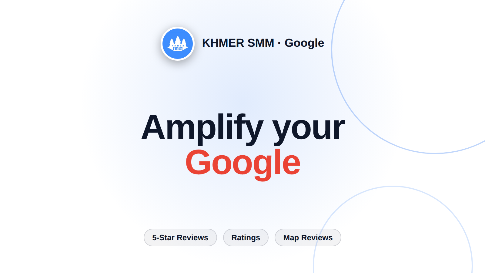 Palakihin ang Google Reviews gamit ang Khmer Smm Panel