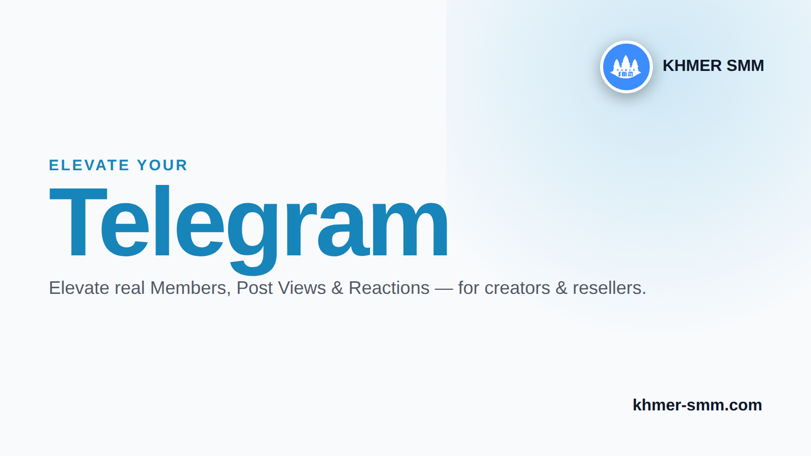 Palakihin ang Telegram Channel Subscribers gamit ang Khmer Smm Panel