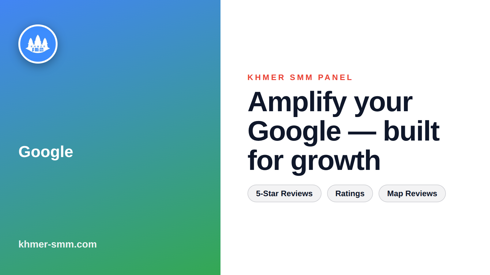 Boost Google Reviews with Khmer Smm Panel