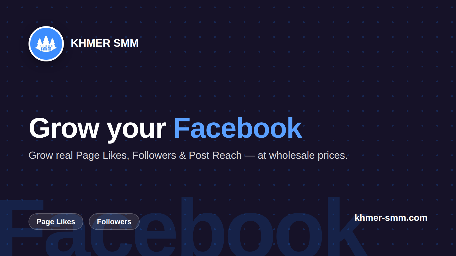 Boost Facebook Page Likes with Khmer Smm Panel