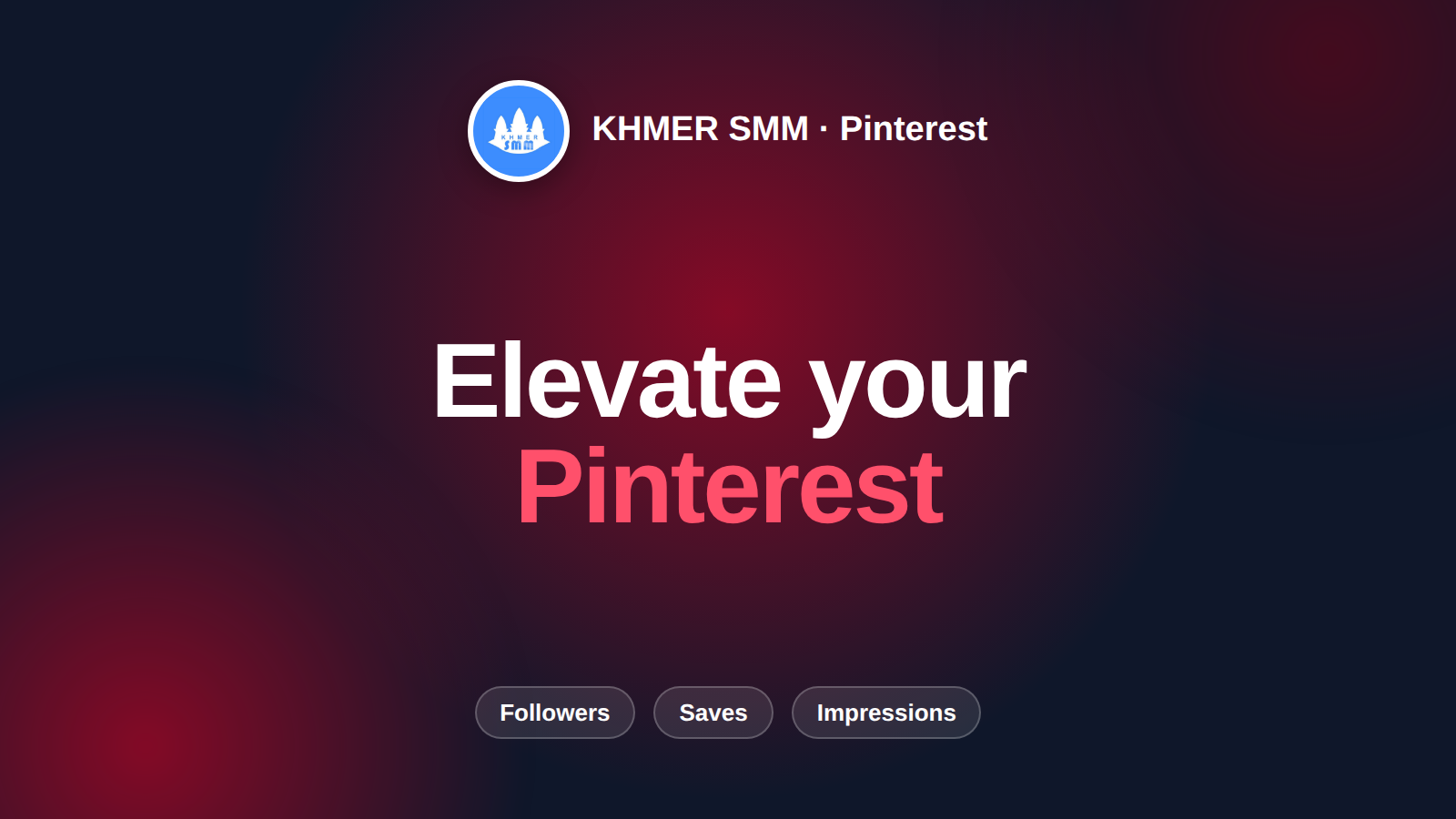 Increase Pinterest Followers with Khmer Smm Panel