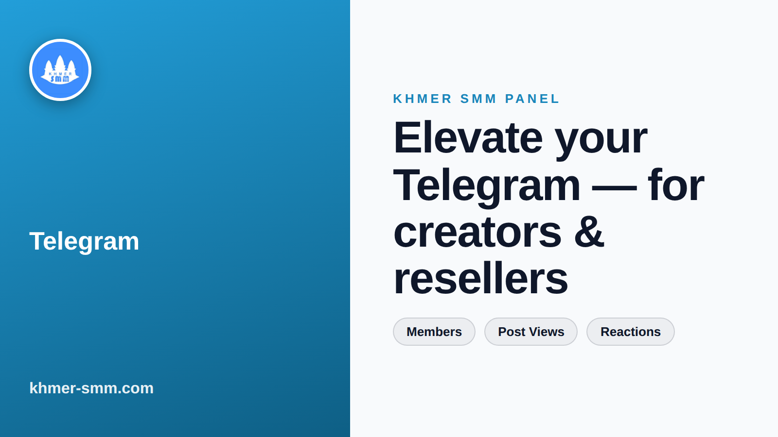 Boost Telegram Channel Subscribers with Khmer Smm Panel